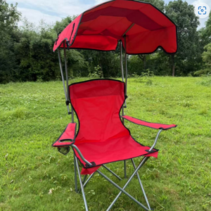 Hitree chaise <span class=keywords><strong>de</strong></span> pêche pliante <span class=keywords><strong>de</strong></span> haute qualité mobilier d'extérieur confortable <span class=keywords><strong>avec</strong></span> parasol pare-<span class=keywords><strong>soleil</strong></span> pour plage Camping <span class=keywords><strong>bain</strong></span> <span class=keywords><strong>de</strong></span> <span class=keywords><strong>soleil</strong></span> - Product Image 2