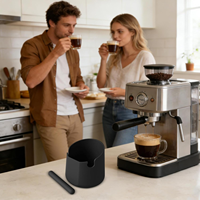 Boîte de récupération des marcottes de café en silicone de qualité alimentaire, bac de rangement hygiénique, accessoire pour expresso