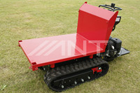 Offre Spéciale ANT Mini Dumper BY1000 Piste Hydraulique Auto-Déchargement Brouette à chenilles pour les fermes et la vente au détail avec roulement fiable
