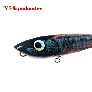 เหยื่อตกปลาไม้รูปเปลือกหอยอะบาโลน Yj Aquahunter ขนาด 20 ซม. น้ำหนัก 75 กรัม สำหรับตกปลาทูน่าในทะเล - Product Image 3