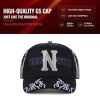 Casquettes de baseball NY de haute qualité, originales, broderie 3D, visière incurvée, BZ31, DH Nfc, unisexe, strass, mode, G5 Gorras