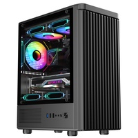 Mayorista Custom MATX PC Computer Case Office Home CPU Case Gaming PC Gamer Gabinete Computer Cases & Towers