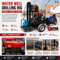 Machine de forage de puits d'eau hydraulique diesel HY 25HP montée sur véhicule, personnalisable pour les champs agricoles