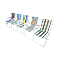 Vente chaude de haute qualité en acier extérieur pliant Portable léger étanche facile à transporter chaise de printemps de plage compacte