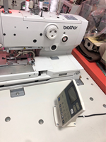 Machine à coudre industrielle Brother RH-9820 à tête ronde intelligente à commande numérique à aiguille unique pour boutonnières