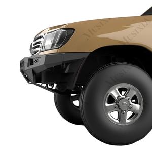 Parachoques delantero <span class=keywords><strong>corto</strong></span> <span class=keywords><strong>todoterreno</strong></span> Wildfront 4x4 para <span class=keywords><strong>Toyota</strong></span> Land Cruiser 100, diseño en acero - Product Image 5