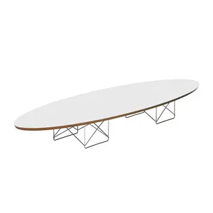 YIPJ table basse de luxe légère minimaliste moderne bureau de designer nordique salon table basse de planche de surf ovale