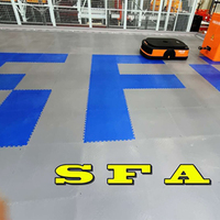 Azulejos de Pvc antideslizantes e impermeables para suelo de garaje, resistentes al aceite, fácil de limpiar