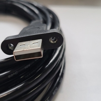 Câble de données de chargement USB vers micro personnalisé de 5m Câble de données V8 à 5 broches avec câble USB pour montage sur panneau pour appareil Android