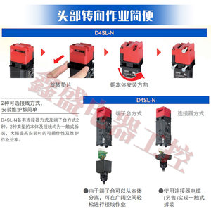 Original Electromagnetic Safety Door Lock <b>Switch</b> D4SL N2HFG <b>12V</b> IP21 ABS Proximity Relay - Product Image 4