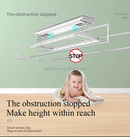 Smart Life Séchoir à linge électrique multifonctionnel Cintre chauffant Airer Télécommande Plafond Produit domestique chauffant