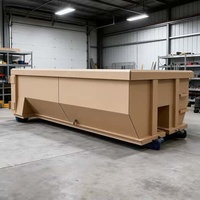 Conteneur à déchets robuste avec tri des déchets et utilisation facile pour la construction et la gestion des déchets