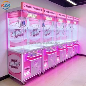 Full Transparent Custom Logo Hardware Acrylic Scanning <b>Grabbing</b> Doll <b>Machine</b> Commercial Large Coin-operated Four-person Boutique - Product Image 2