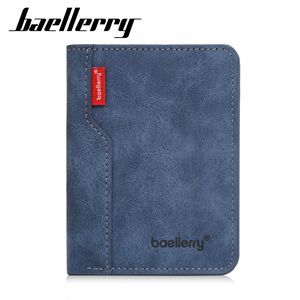 BaeLlerry Men's <b>Wallet</b> PU Coin Purse Ultra Light Portable Solid Color Business Card <b>Holder</b> Everyday Use - Product Image 5