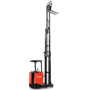 Montacargas Eléctrico con Asiento HELI, 1T, 1.5T, 2T, 2.5T, Apilador Retráctil de 4.5m-6m para Pasillos Estrechos, Baterí<span class=keywords><strong>a</strong></span> de Litio, CE - Product Image 1