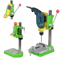 Support de perceuse rotative portatif Beking avec base en aluminium BG-612702, perceuse d'établi, perceuse sur banc