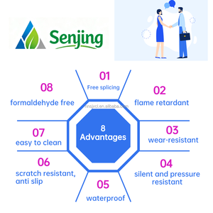 Suelo SPC Absorbente de Sonido de 5 mm con Textura de Alfombra para Bibliotecas y Cines - Product Image 3