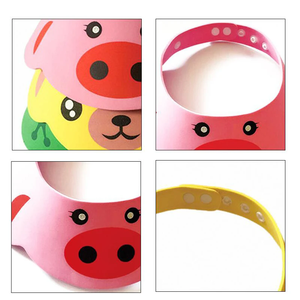 Gorro de champú para bebé, protección auditiva impermeable, gorro de champú para niños, gorro de baño de silicona ajustable para Dios - Product Image 6