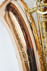 Instruments de musique de qualité supérieure, <span class=keywords><strong>saxophone</strong></span> <span class=keywords><strong>alto</strong></span> avec corps en bronze laqué clair et bouton en nacre - Product Image 6