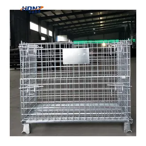 Heavy-Duty Stackable Portable Wire Mesh Container for Fruits and Vegetables Storage Easy to Move