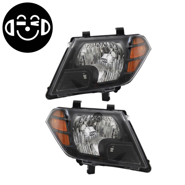 AFTATPT for High Quality Halogen Headlight Assembly Pair Fit for Nissan Frontier 2009-2021 LH RH Front Head Lamp