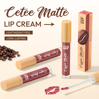 Gloss à lèvres mat à label privé, imperméable, léger, longue tenue, rouge à lèvres liquide à haute pigmentation, fini lisse pour un usage quotidien