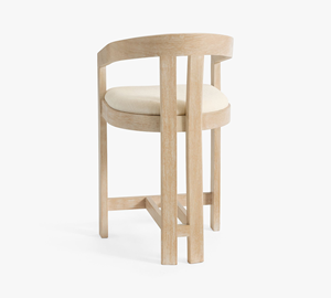 Meubles de cuisine intérieurs de luxe, tabourets de comptoir en bois de chêne, chaises de <span class=keywords><strong>bar</strong></span> modernes en bois - Product Image 6
