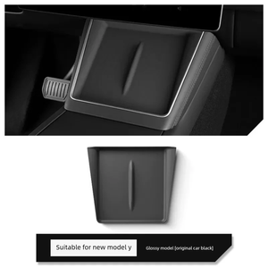 Accesorio de Almacenamiento de Doble Capa de Silicona FUXUAN para Tesla Model YL/Y/3, Caja de Almacenamiento para la Consola Central - Product Image 5