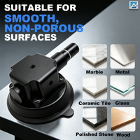 Support de fixation à ventouse pour pare-brise de voiture Altowell avec pompe manuelle en alliage d'aluminium et silicone pour appareil photo reflex numérique, caméra d'action, téléphone portable