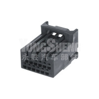 Connecteur Auto Femelle MX34020SF1 de Haute Qualité, 20 Broches, Noir, en PA66, Alternative de Fabrication pour Faisceau de Câblage