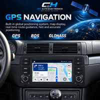 Pour BMW E46 M3 318/320/325/330/335 Navigateur GPS Autoradio 7 pouces Android 2+32G Autoradio Carplay Bluetooth