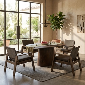 Mykonos Ferro Lounge <b>Chair</b>, which combines sleek ferro accents for a modern and elegant seating solution indoors or out. - Product Image 4