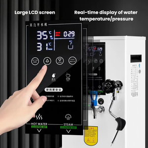 Erogatore di Acqua Calda e Fredda con Display LCD e <span class=keywords><strong>Montalatte</strong></span> a Vapore, Capacità 35L/h, Ideale per Bar - Product Image 4
