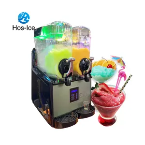 Automation Commercial Slush Machine with 2 Tank Slush Ice Machine Industrial Frozen Drink machine a granita