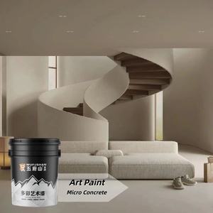 Wufushan fournit <span class=keywords><strong>de</strong></span> la <span class=keywords><strong>peinture</strong></span> micro-ciment à haute adhérence pour usage commercial et résidentiel. - Product Image 2