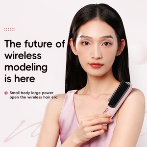 Plancha y Rizador de Pelo 2 en 1, Portátil, Recargable, Calentamiento Rápido en 10 Minutos, Apagado Automático, Mini Plancha de Pelo Inalámbrica - Product Image 4