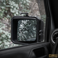 Pare-pluie de couverture de rétroviseur OMU Genesis pour accessoires de garde de miroir Jeep Wrangler JK/Gladiator JT