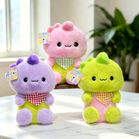 Fabrication sur mesure de jouets en peluche : Poupées en peluche ultra douces avec yeux brodés, 7 pouces, pour les salles d'arcade des croisières