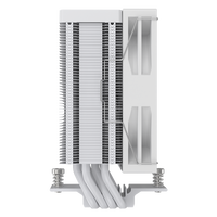 CL-B40-DIG-WH V2 affichage numérique PC radiateur prise en charge 14e génération Core I3-i7 CPU refroidisseur d'air CPU 220W LGA 115X/1200/1700/1851 AMD AM4