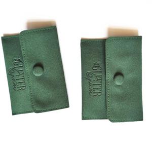 Bolsa de Tela Pequeña con Cierre de Microfibra para Joyería, Bolsa de Almacenamiento de Joyería con Impresión de Logotipo, Bolsa de Joyería Antioxidante al por Mayor - Product Image 4