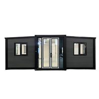 Maison conteneur extensible économique 20 pieds, maison modulaire moderne pour habitation avec garantie de 5 ans