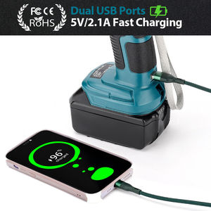 6 pollici <span class=keywords><strong>2000</strong></span> lumen 30W LED torcia per interni all'aperto faretto luce per batterie <span class=keywords><strong>Mak</strong></span> ita DE walt 18V con luce di lavoro USB - Product Image 6