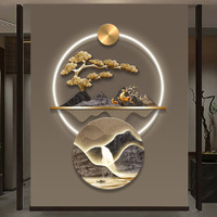 Peinture murale décorative 3D en gros et art mural, impression UV, décoration murale, peinture en porcelaine sculptée en cristal