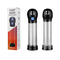 Pompe à vide électrique automatique pour entraînement masculin, dispositif de soin personnel à aspiration réglable avec double anneau de compression et cylindre transparent