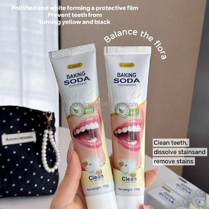 Dentifrice Éclaircissant en Gros Capios au Bicarbonate de Soude 110g, Blanchiment des Dents, Élimine les Taches Dentaires, Soin Buccal Nettoyant - Product Image 1