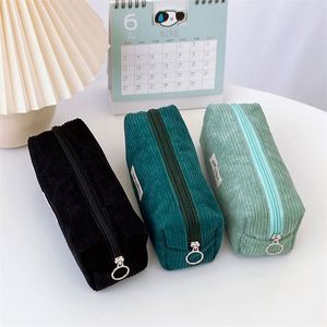 Factory Wholesale Multi-Function Large Capacity Portable Corduroy Storage <b>Makeup</b> Bag With Zipper - Product Image 4