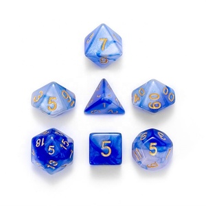 Accesorios para Juegos, Dados Poliédricos Acrílicos D20 DND de 16 mm para <span class=keywords><strong>Farkle</strong></span> y Juegos de Dados Clásicos, 17 Colores - Product Image 1