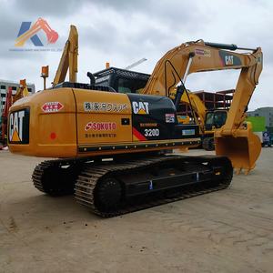 Excavadora de cadenas CAT 320D de 20 toneladas usada para sitios de excavación medianos, excavadora Caterpillar de Japón a buen precio para granjas - Product Image 1