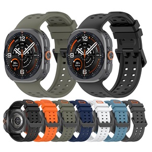 Correa de Reloj de Silicona Impermeable y Agradable al Tacto, Nueva Correa Deportiva Transpirable de Repuesto para <span class=keywords><strong>Samsung</strong></span> Galaxy <span class=keywords><strong>Watch</strong></span> Ultra <span class=keywords><strong>2</strong></span> de 47 mm, 2026 - Product Image 2