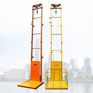 Bon petit ascenseur électrique de chantier pour passagers et marchandises, élévateur de fret pour maison, entrepôt, maison, ascenseur extérieur, échelle - Product Image 1